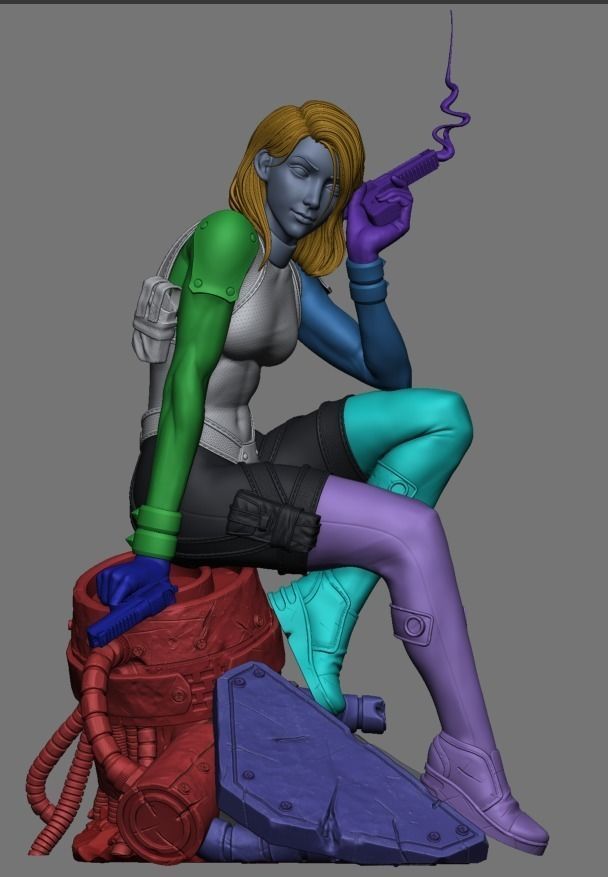 Domino Statue - Marvel - Collectible Garage Kit