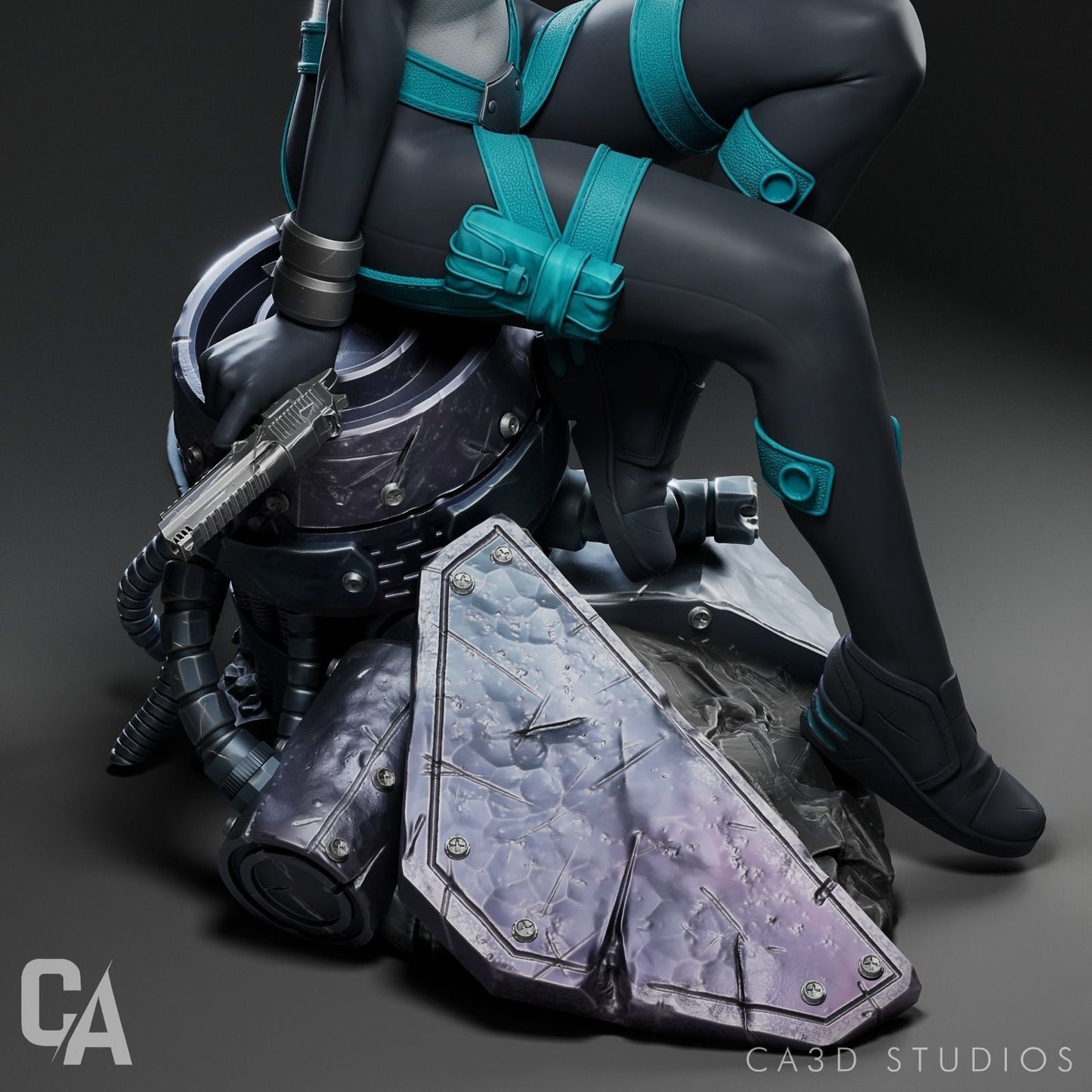 Domino Statue - Marvel - Collectible Garage Kit