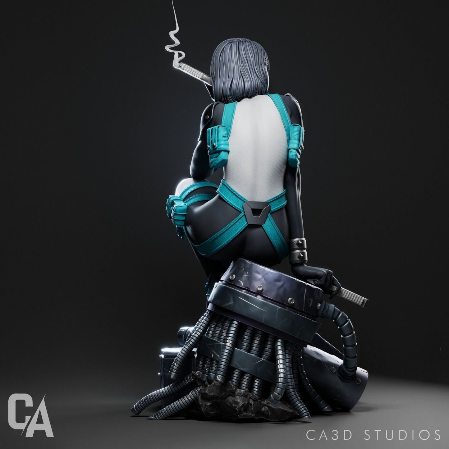Domino Statue - Marvel - Collectible Garage Kit