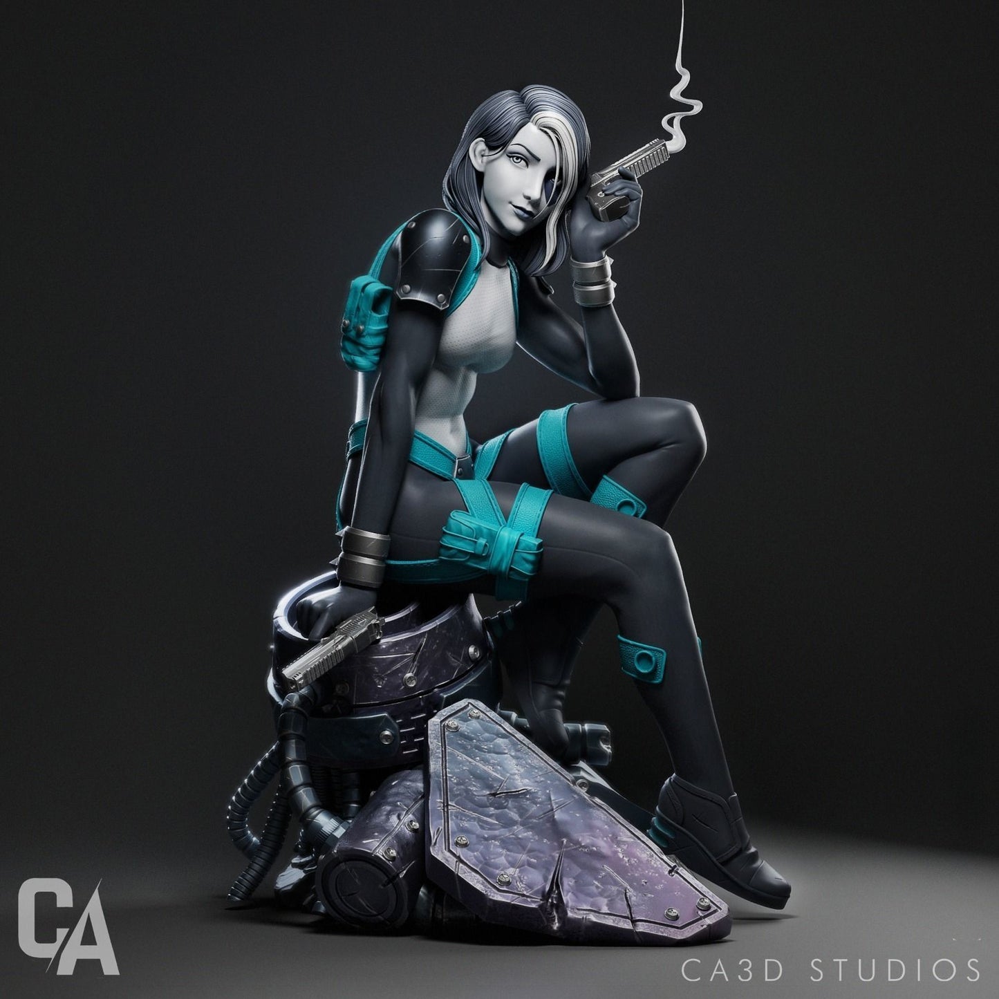 Domino Statue - Marvel - Collectible Garage Kit