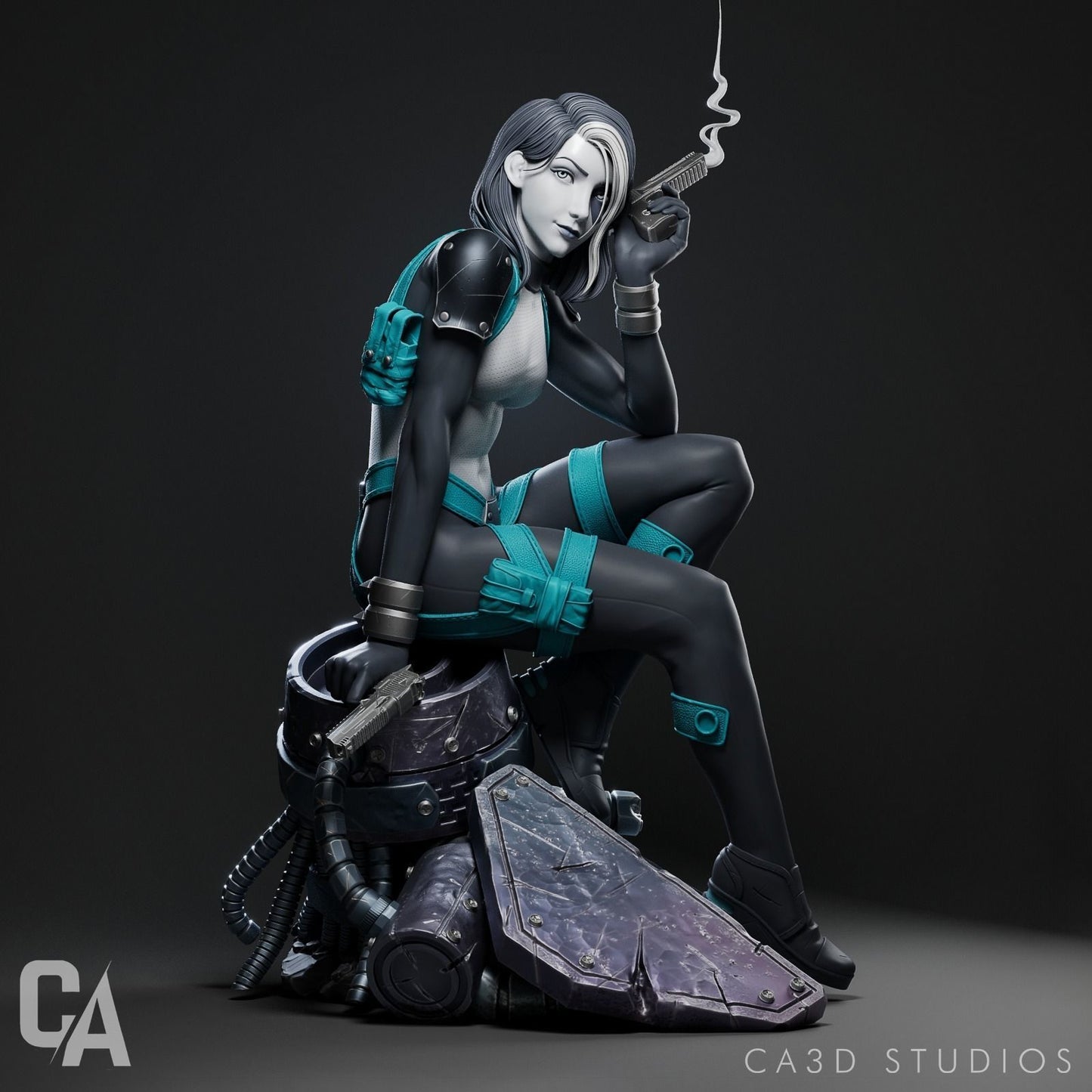Domino Statue - Marvel - Collectible Garage Kit