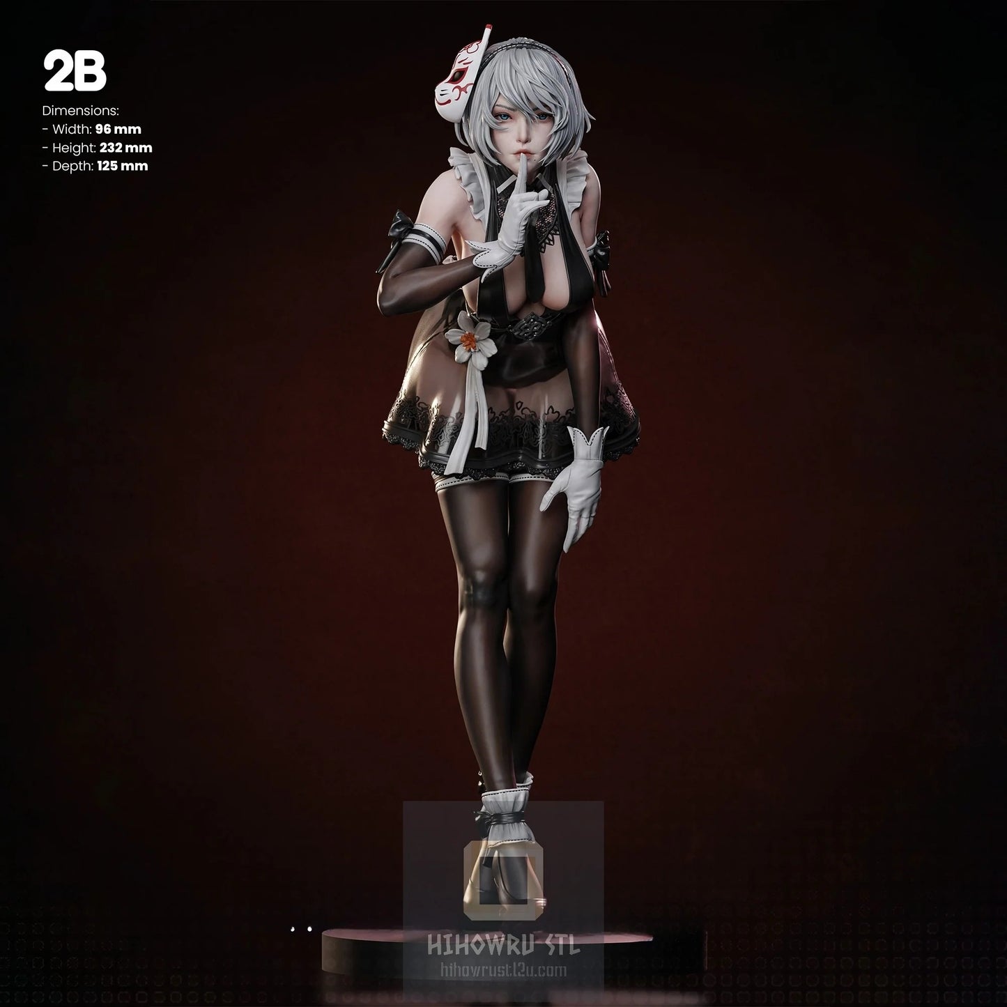 2B 1/9 Painted Figure