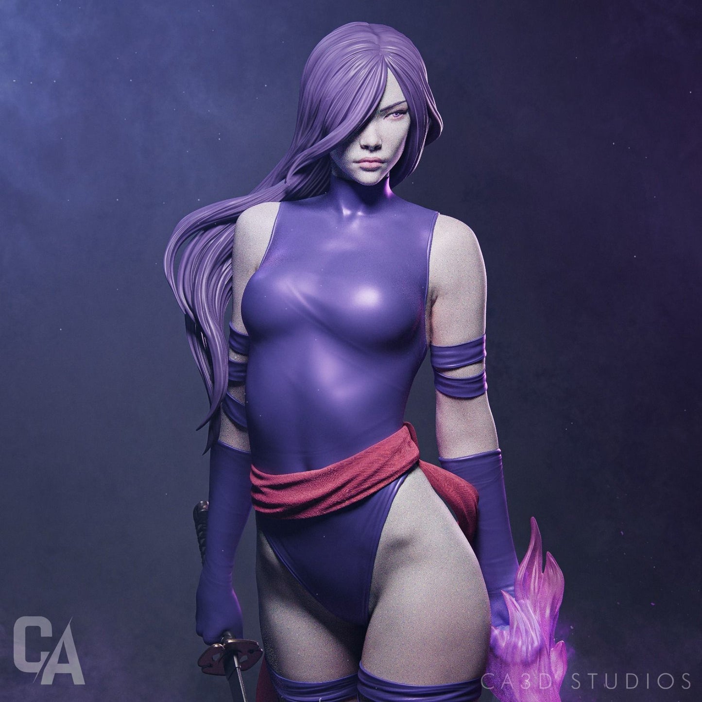 Psylocke Statue - Marvel - Collectible Garage Kit