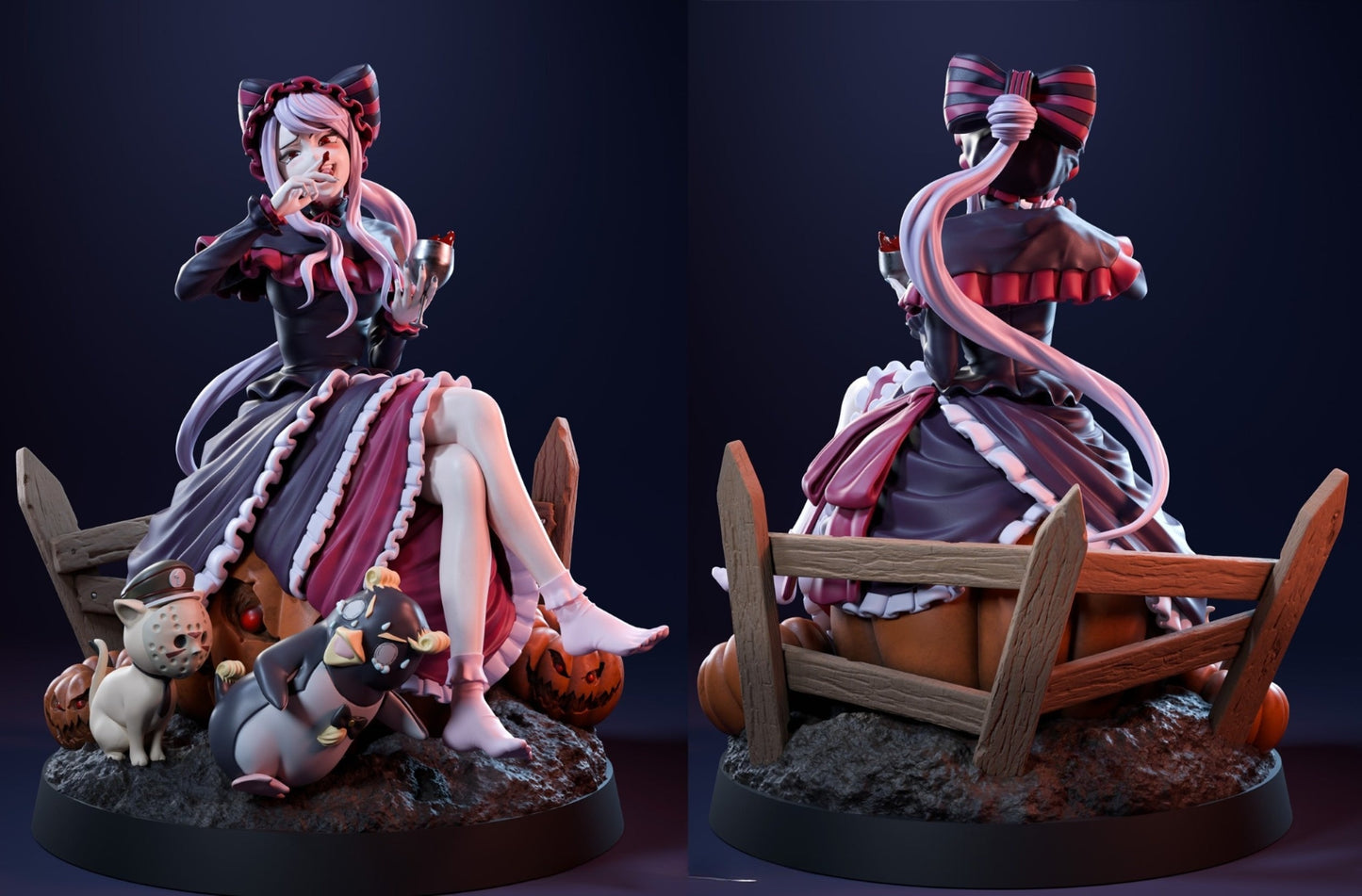 Shalltear Bloodfallen Statue - Overlord - Collectible Garage Kit