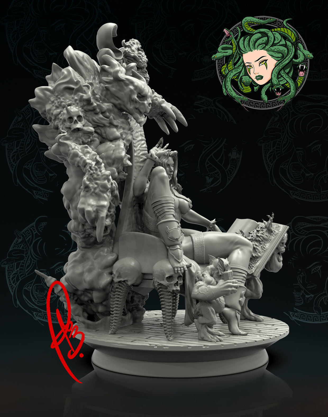 Summoner of Spirits Statue - Fantasy Summoner - Collectible Garage Kit