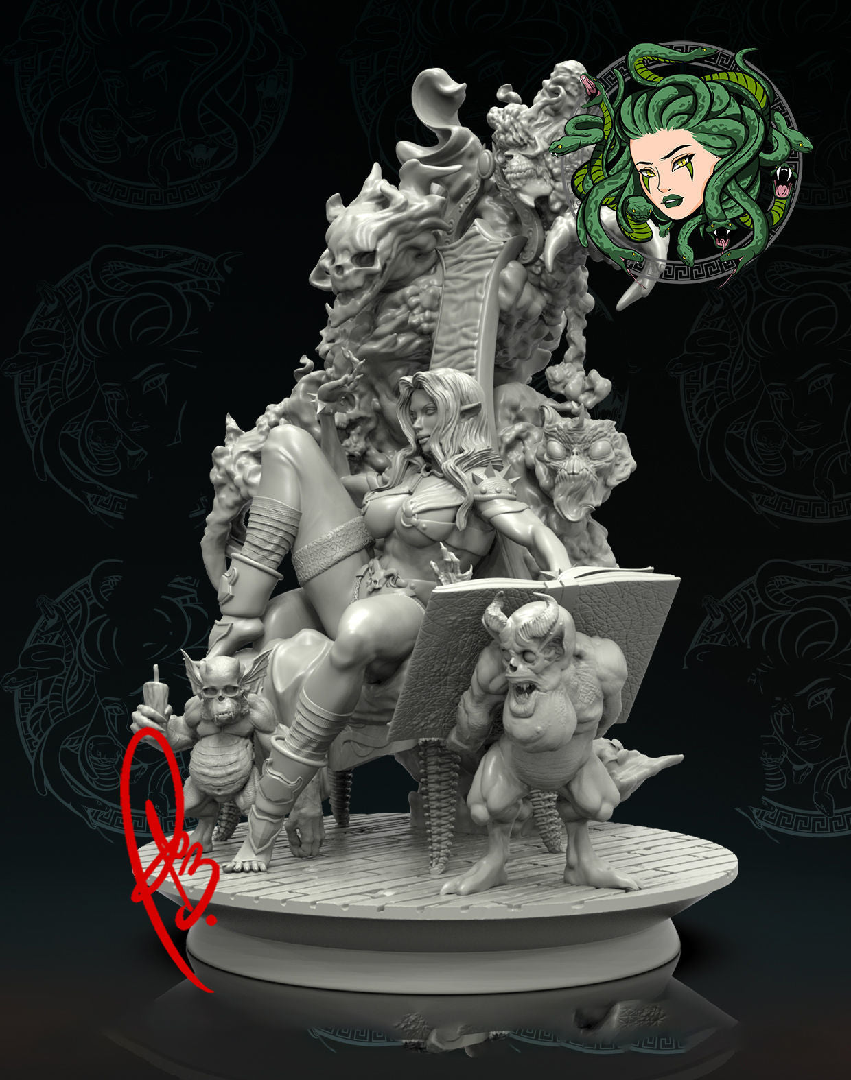Summoner of Spirits Statue - Fantasy Summoner - Collectible Garage Kit