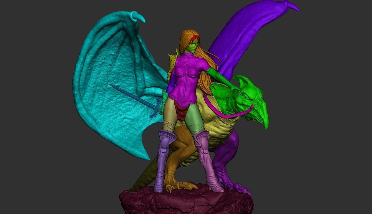 Taarna Statue - Heavy Metal - Collectible Garage Kit