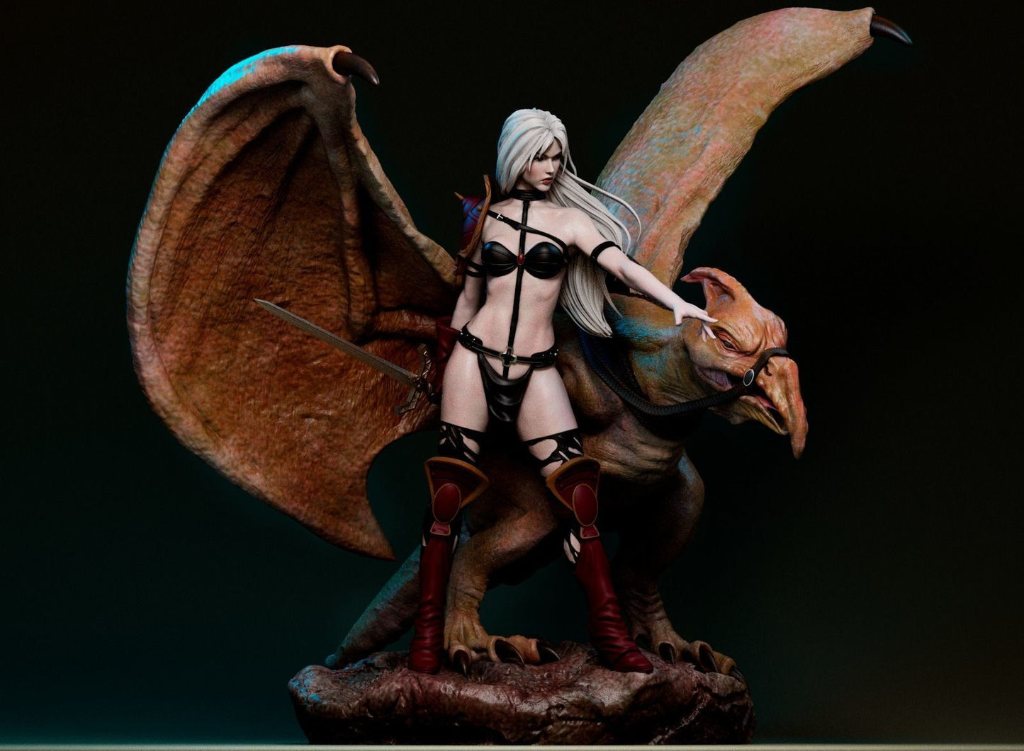 Taarna Statue - Heavy Metal - Collectible Garage Kit