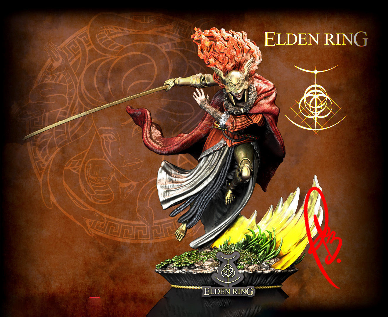 Malenia, Blade of Miquella - Elden Ring - Elden Ring - Sticker