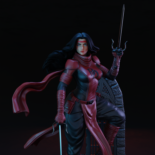 Elektra Daredevil Statue - Marvel Comics - Collectible Garage Kit