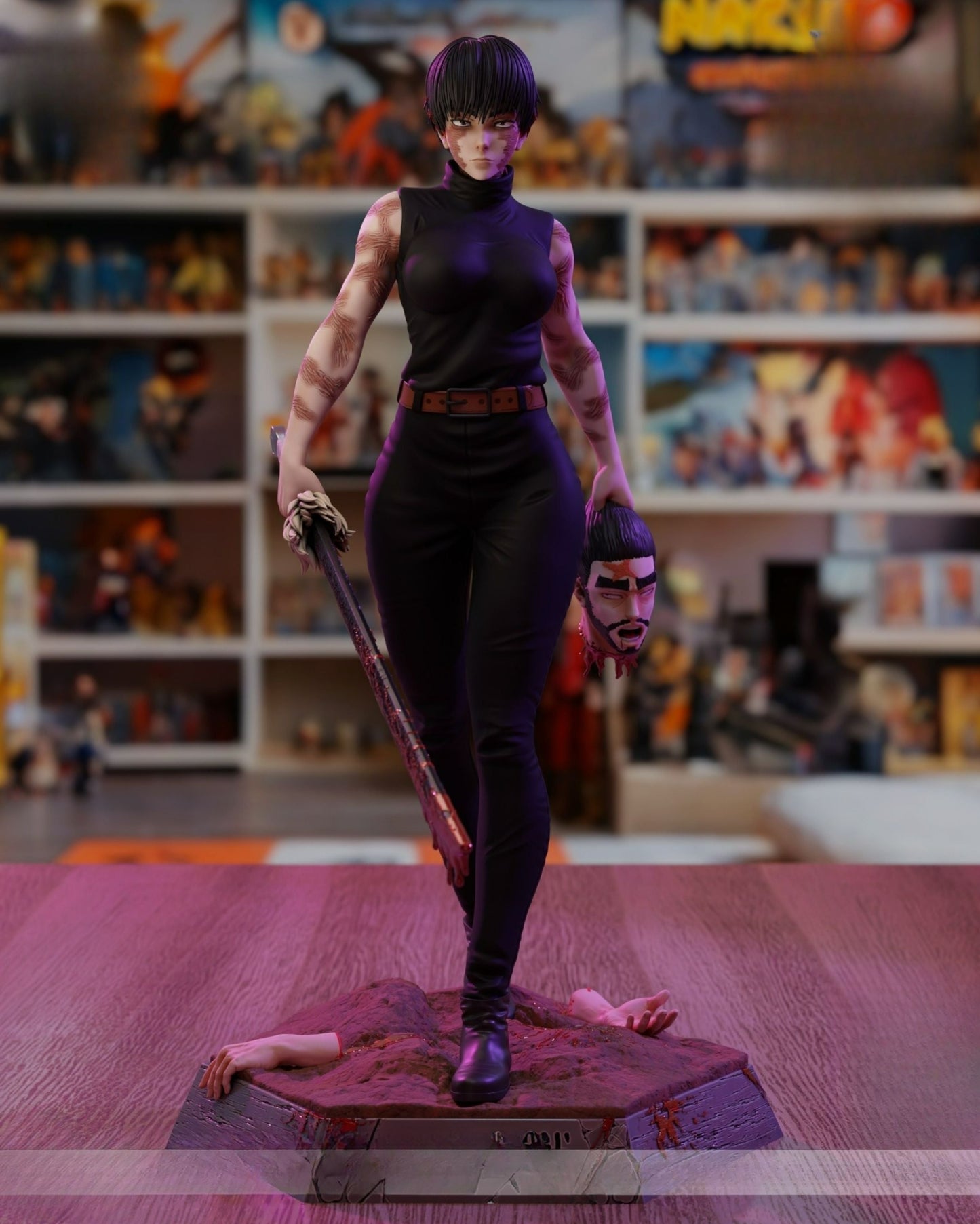 Maki Zenin Statue - Jujutsu Kaisen - Collectible Garage Kit