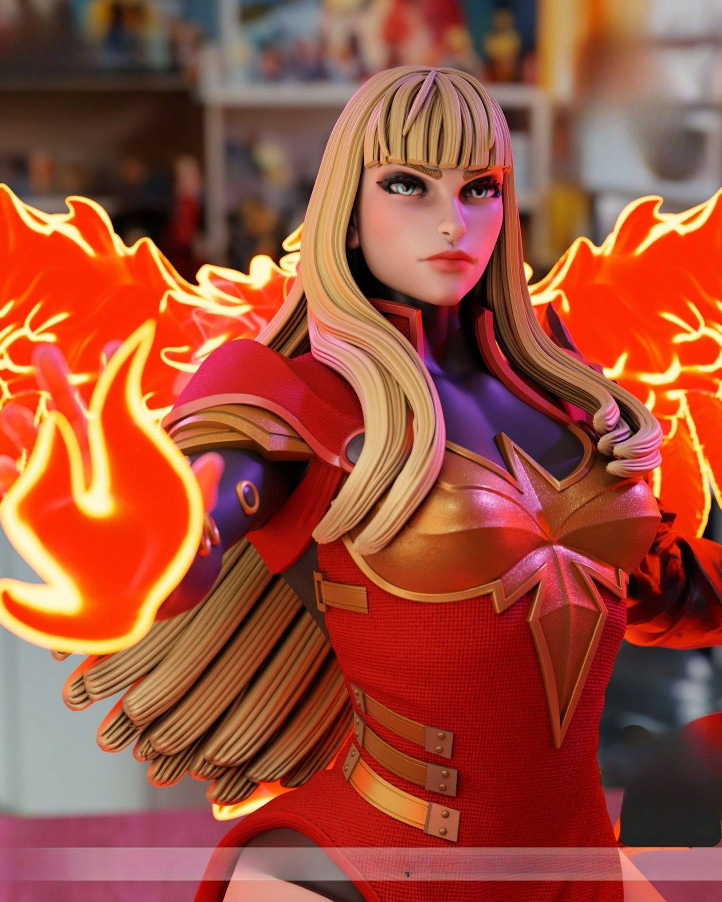 Magik Phoenix Five Statue - Marvel Comics - Collectible Garage Kit