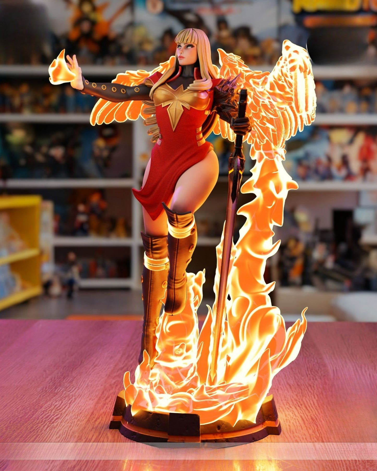 Magik Phoenix Five Statue - Marvel Comics - Collectible Garage Kit