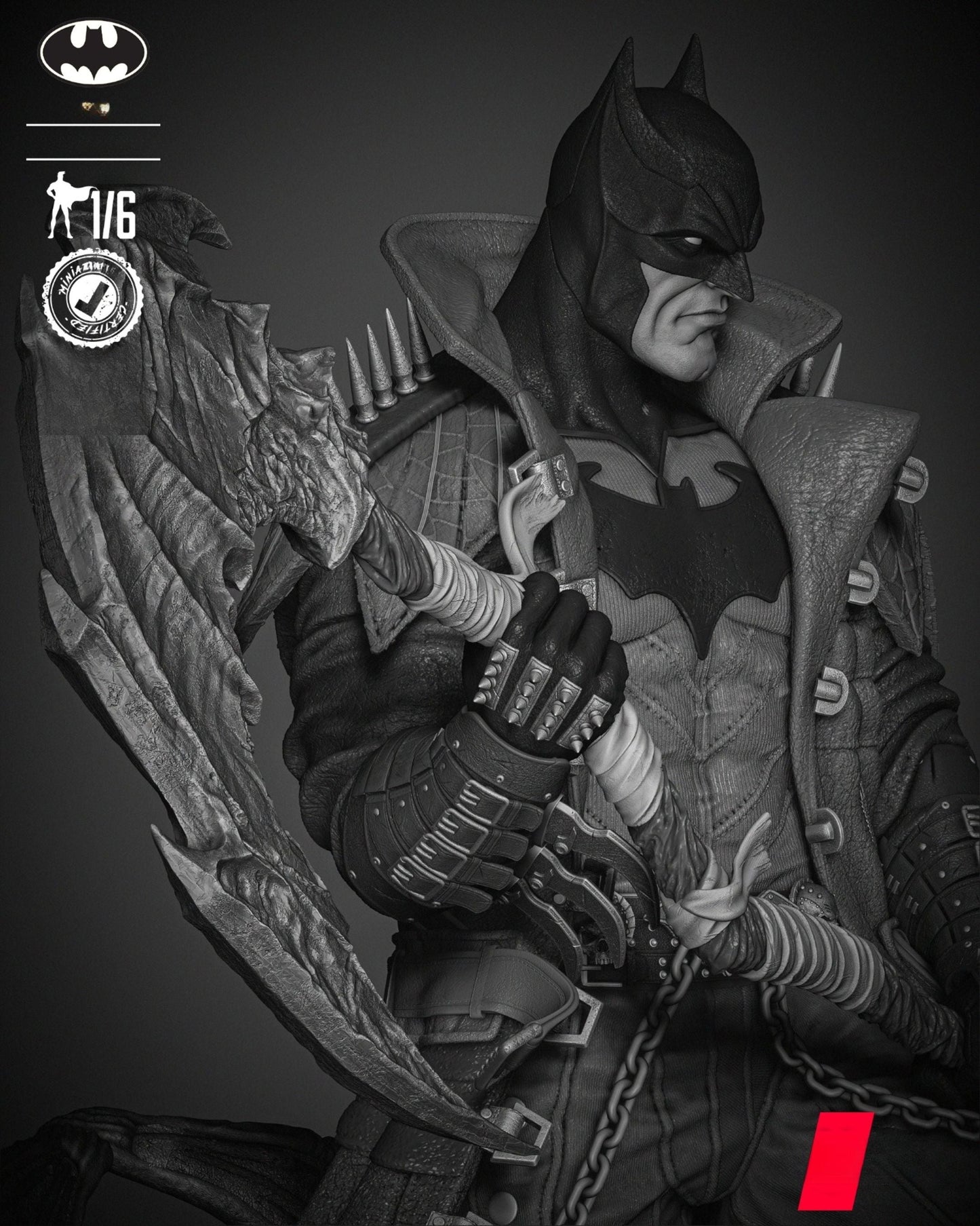 Batman Dark Nights Statue - Death Metal - Collectible Garage Kit