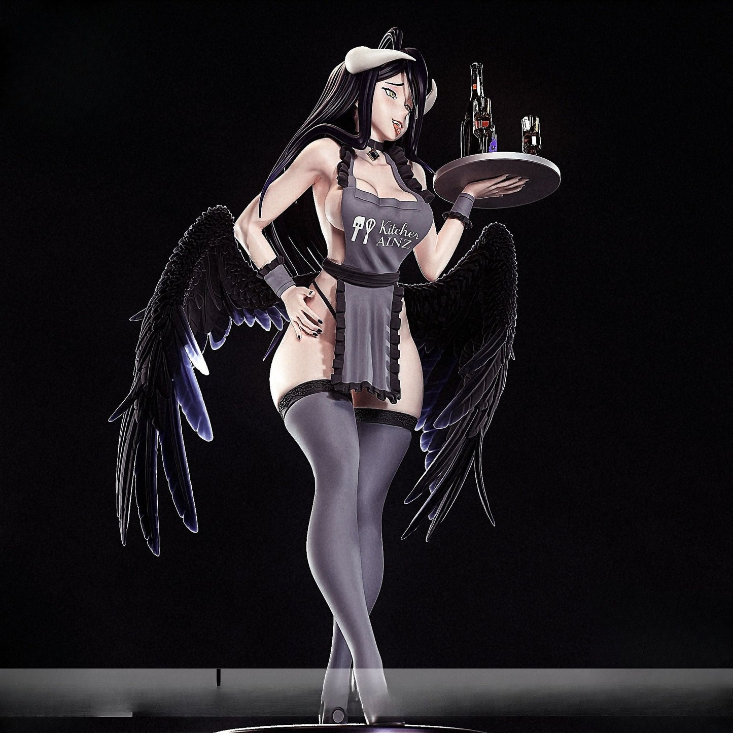 Albedo Statue - Overlord - Collectible Garage Kit