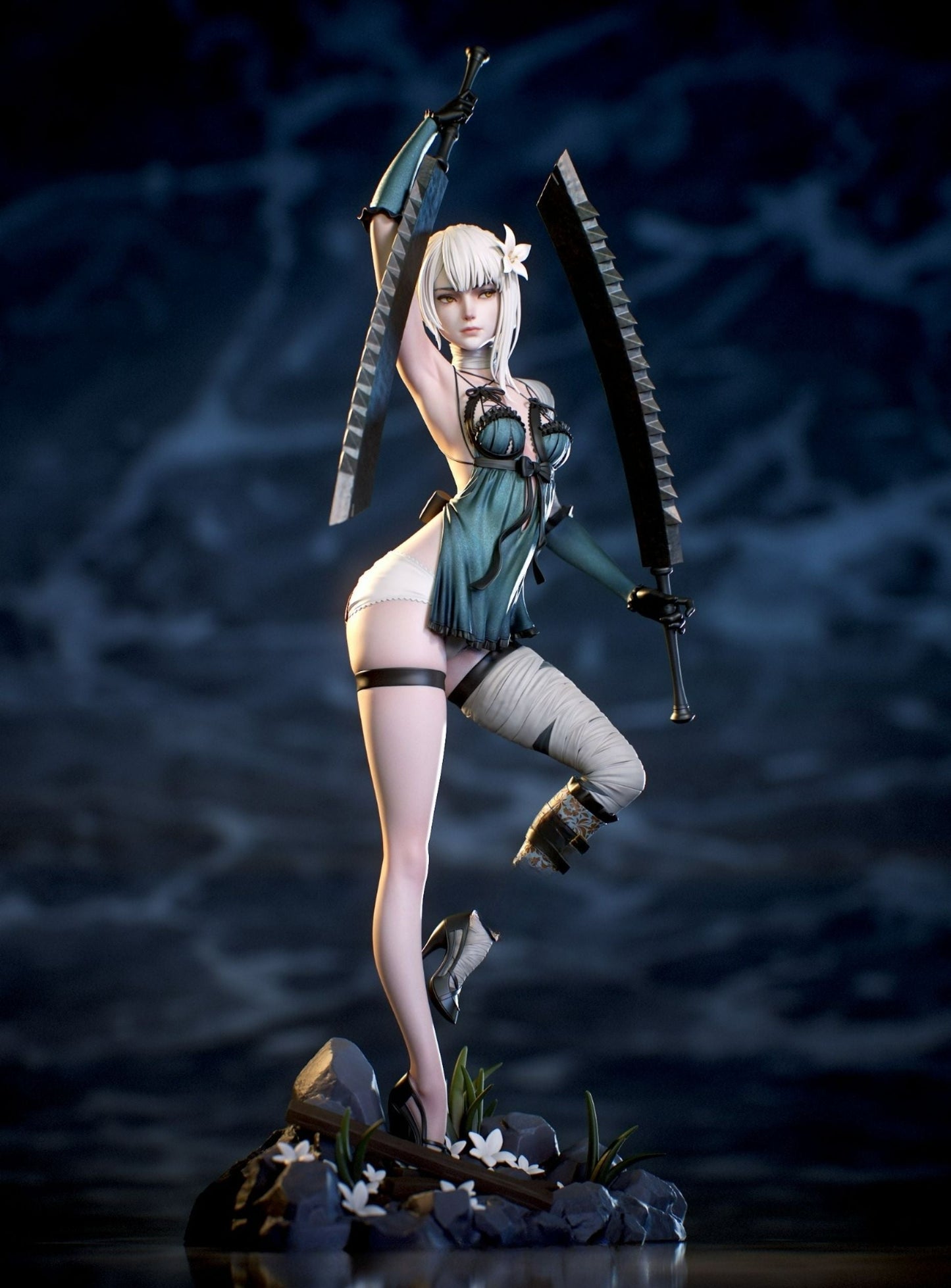 Kaine Statue - NieR - Collectible Garage Kit