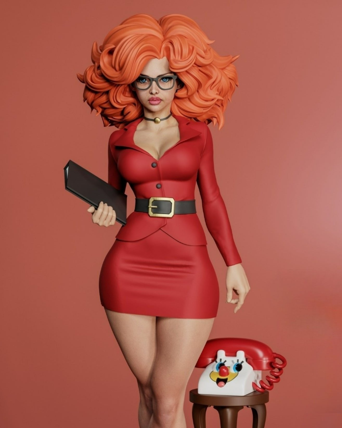 Sara Bellum - Powerpuff Girls - Collectible Garage Kit