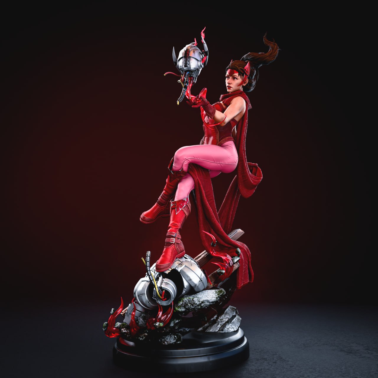 Scarlet Witch Statue - Wanda Maximoff - Collectible Garage Kit