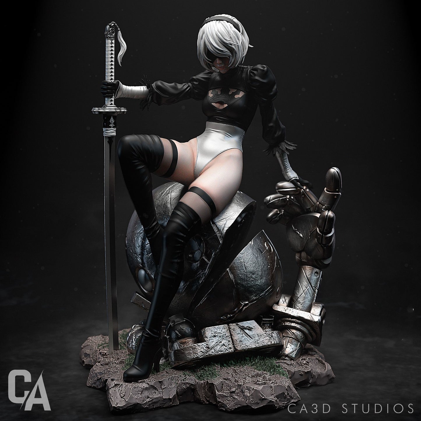 2B Statue - Nier Automata - Collectible Garage Kit