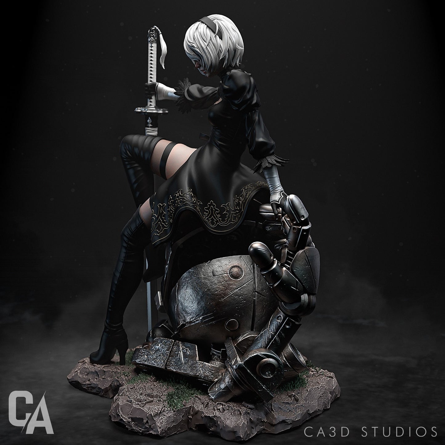 2B Statue - Nier Automata - Collectible Garage Kit