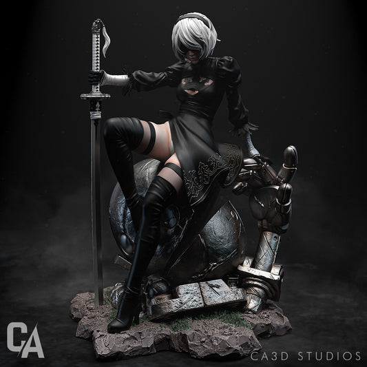 2B Statue - Nier Automata - Collectible Garage Kit