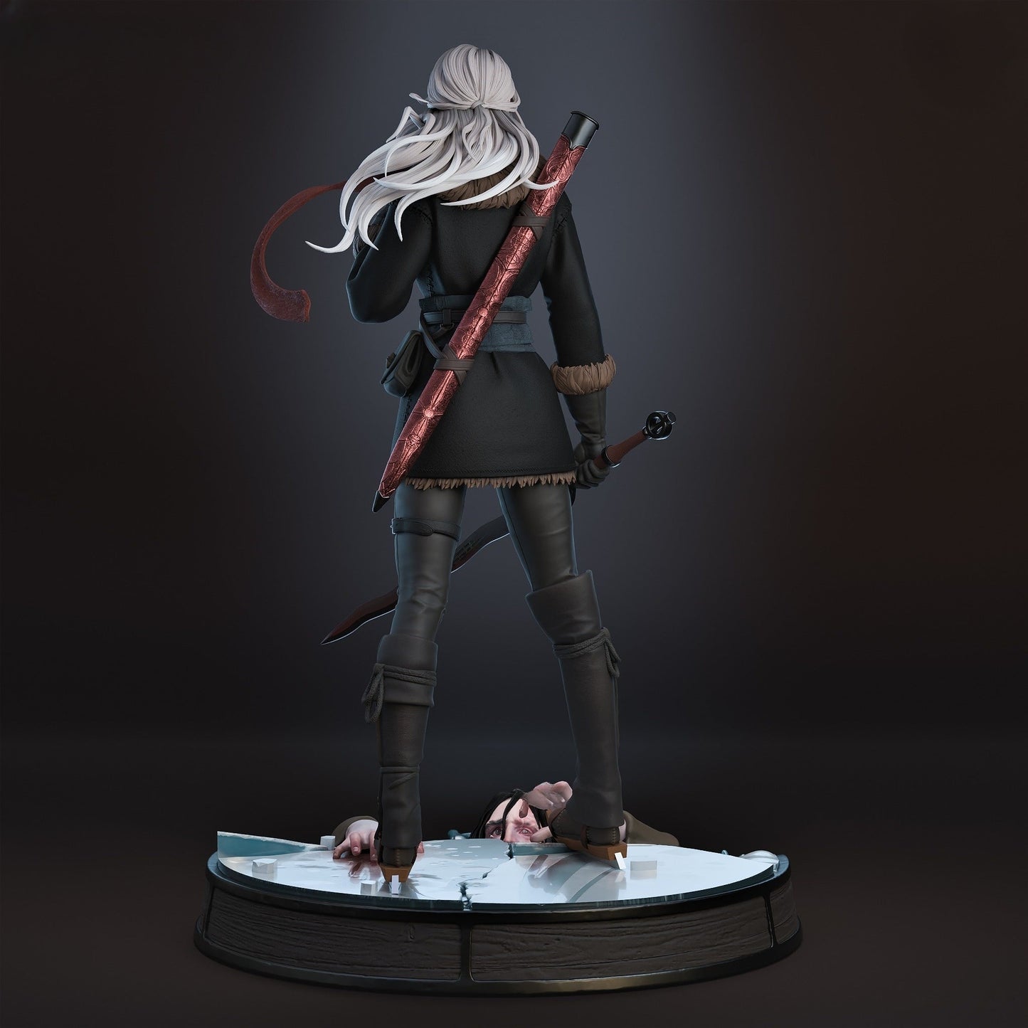 Ciri Statue - The Witcher 3 - Collectible Garage Kit