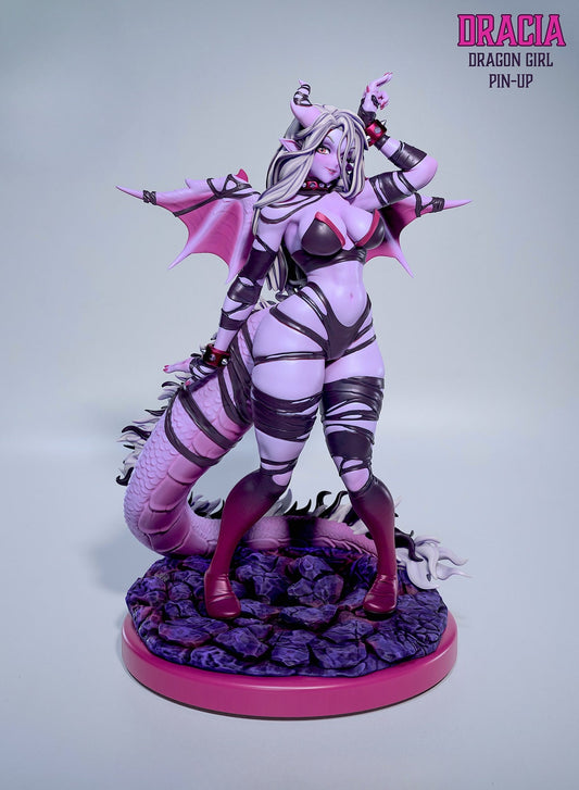 Dracia Statue - Dragon Girl - Collectible Garage Kit