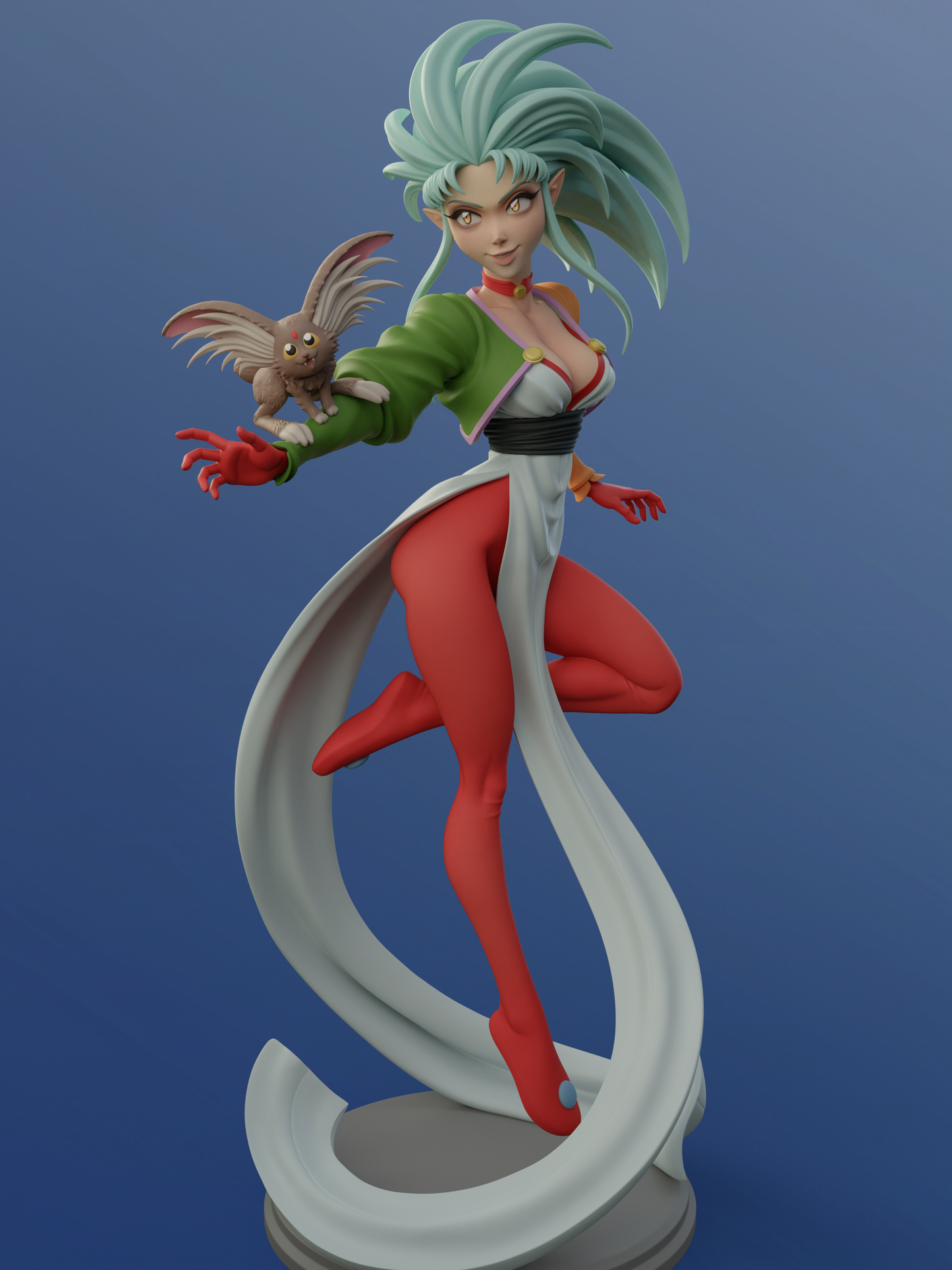 Ryoko Hakubi Statue - Tenchi Muyo - Collectible Garage Kit