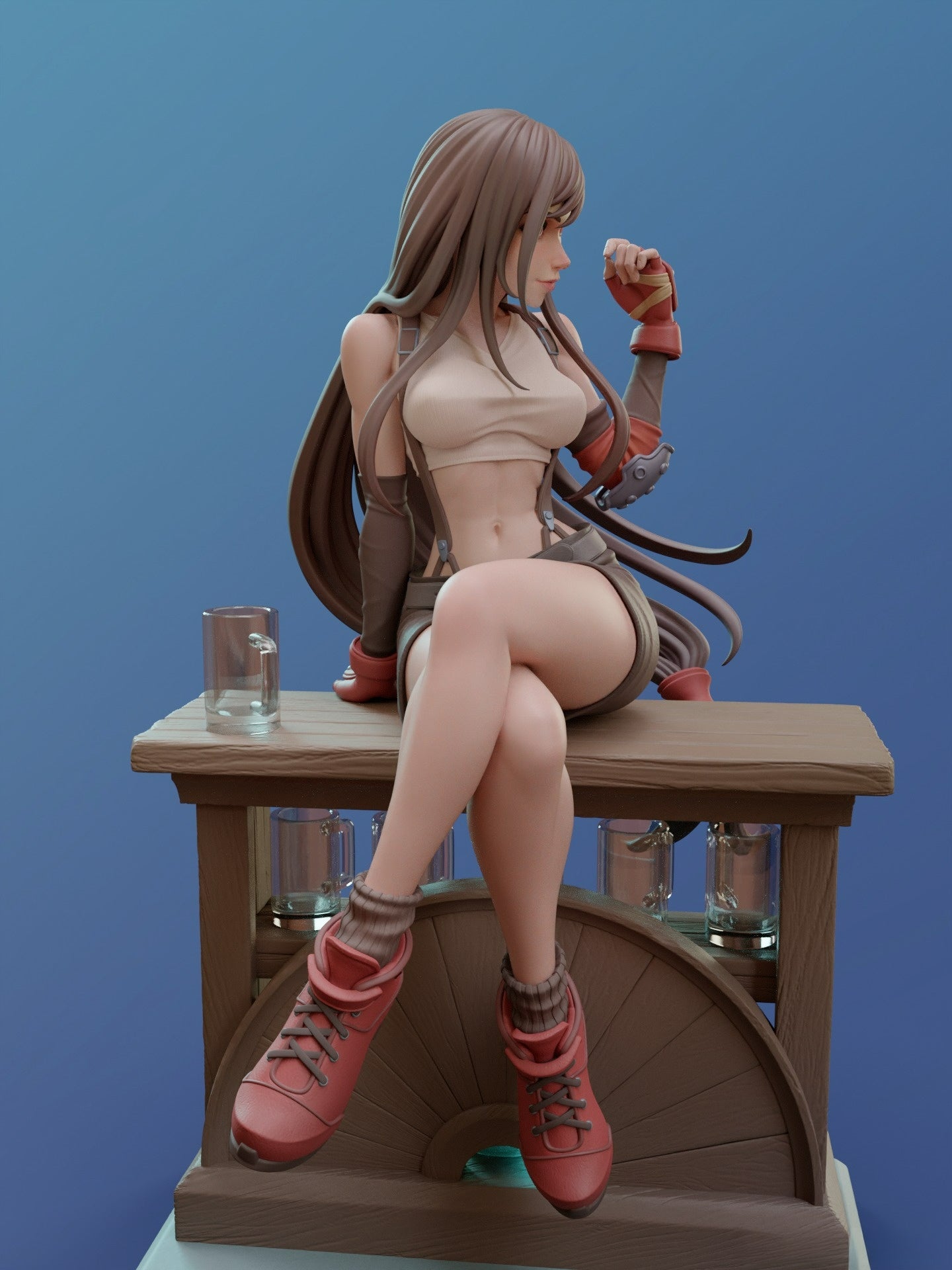 Tifa Lockhart Statue - Final Fantasy - Collectible Garage Kit