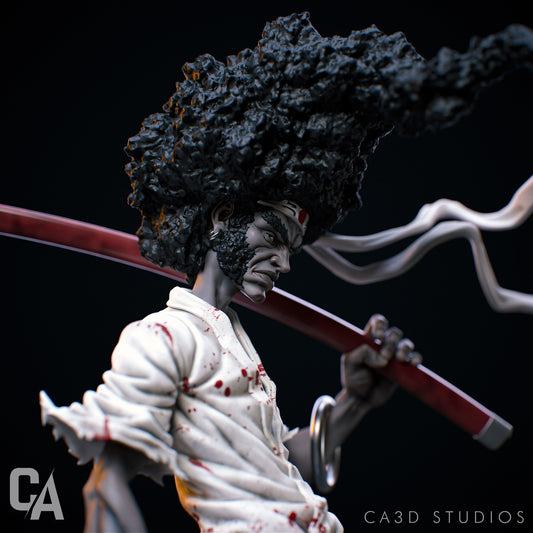 Afro Samurai Statue - Collectible Garage Kit