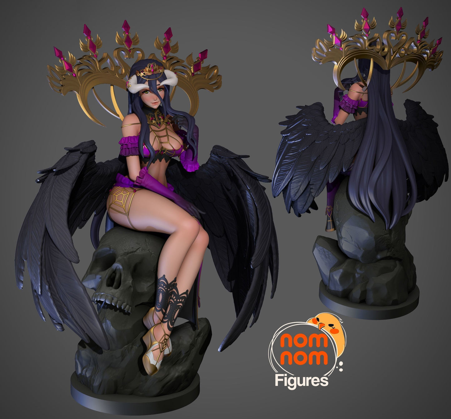 Albedo Statue - Overlord - Collectible Garage Kit