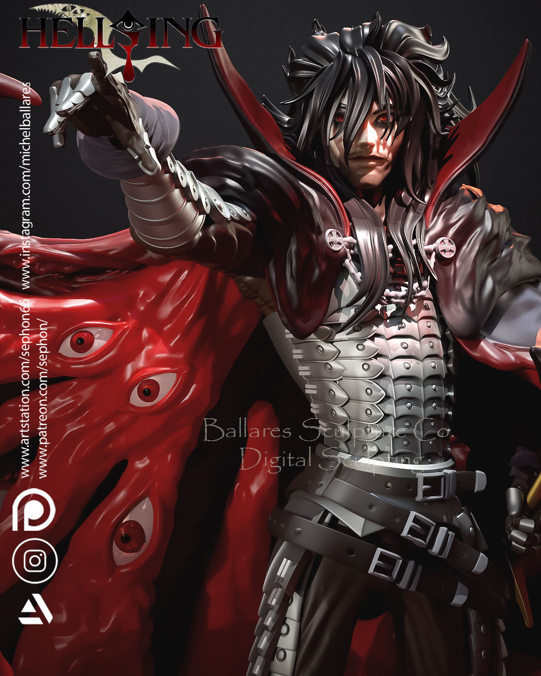 Alucard Statue - Hellsing - Collectible Garage Kit