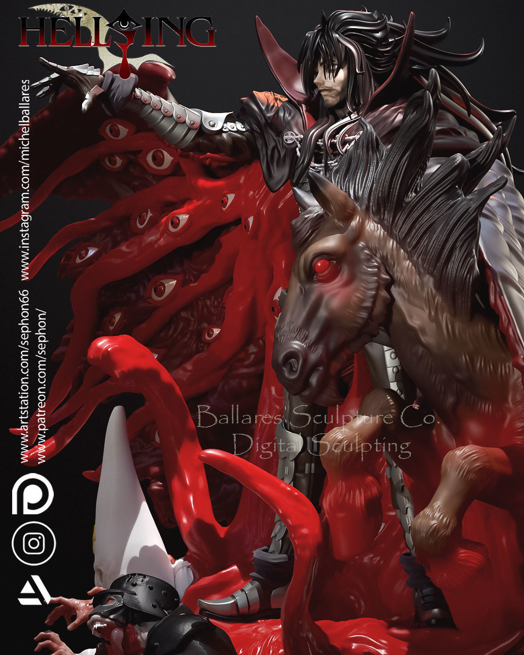 Alucard Statue - Hellsing - Collectible Garage Kit