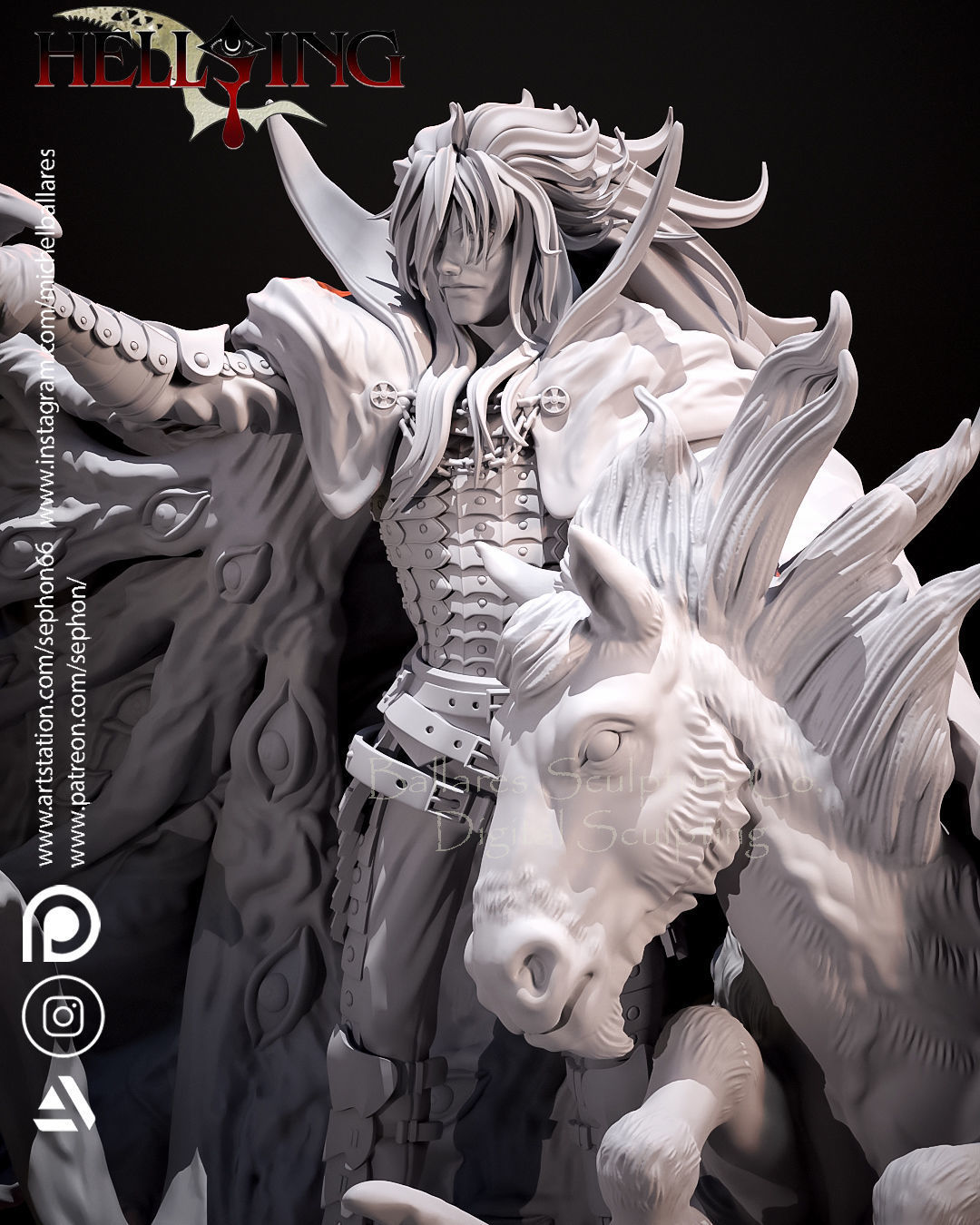 Alucard Statue - Hellsing - Collectible Garage Kit