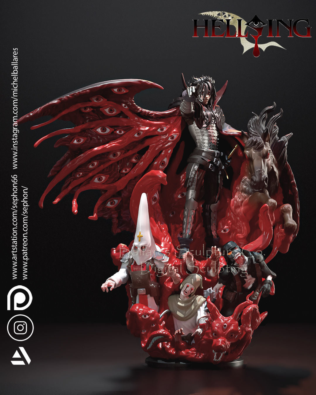 Alucard Statue - Hellsing - Collectible Garage Kit