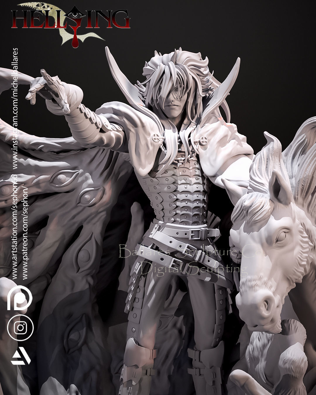 Alucard Statue - Hellsing - Collectible Garage Kit