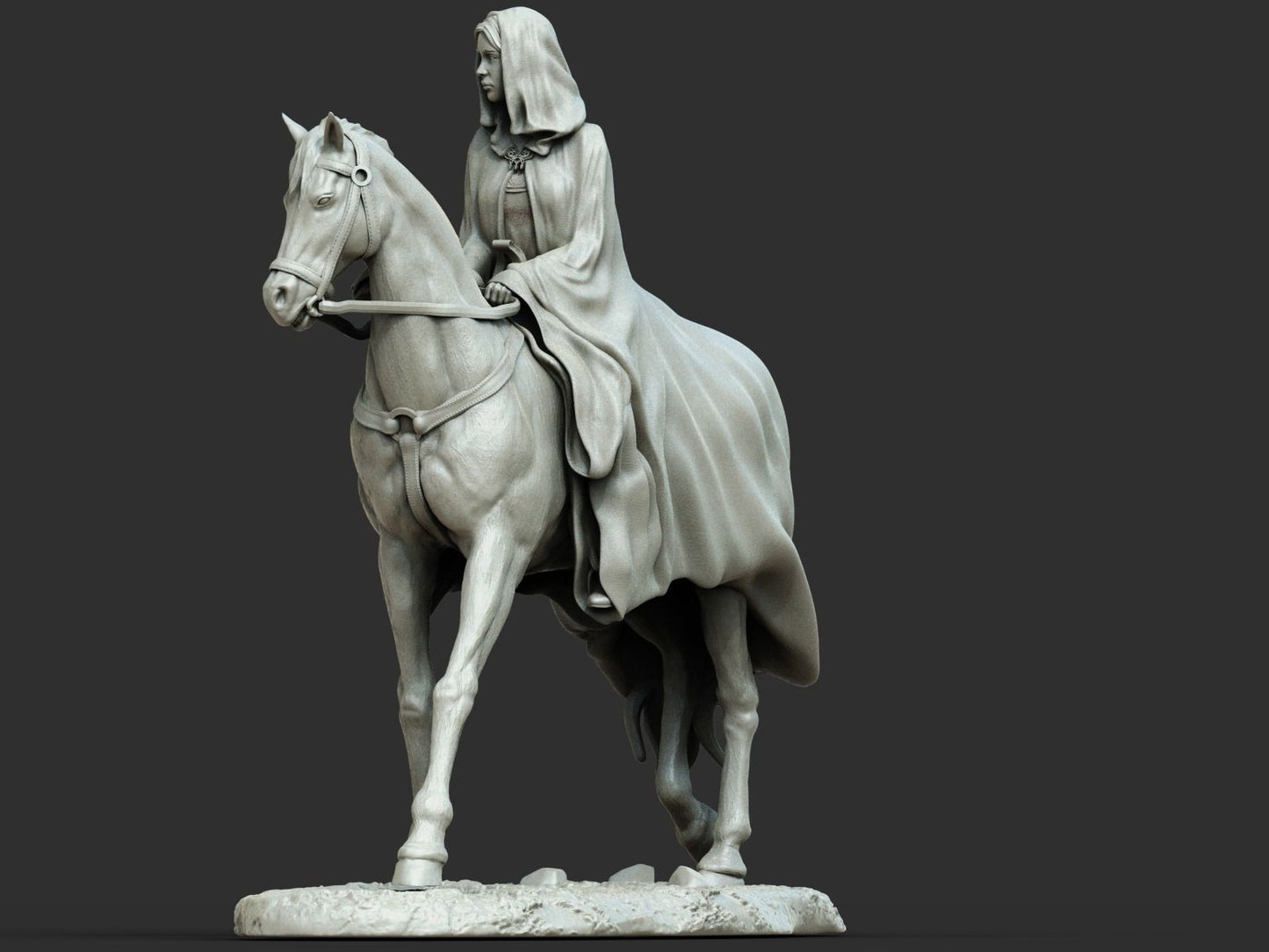 Arwen on Horse Statue - The Lord of the Rings - Collectible Garage Kit