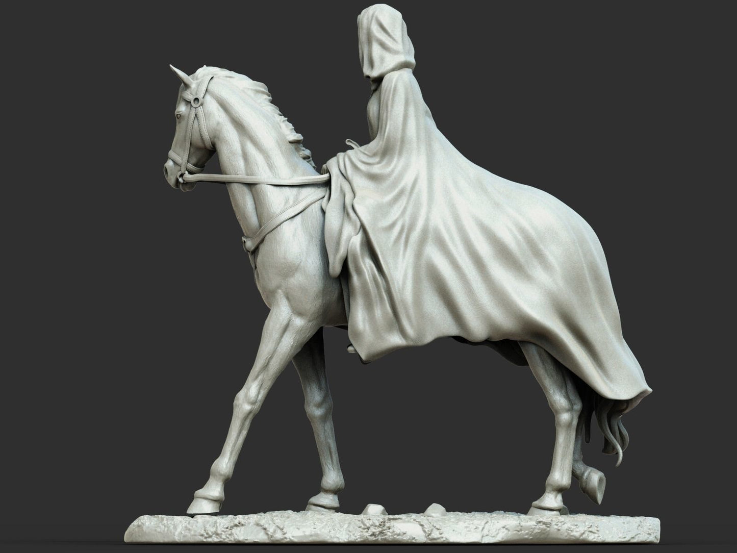 Arwen on Horse Statue - The Lord of the Rings - Collectible Garage Kit