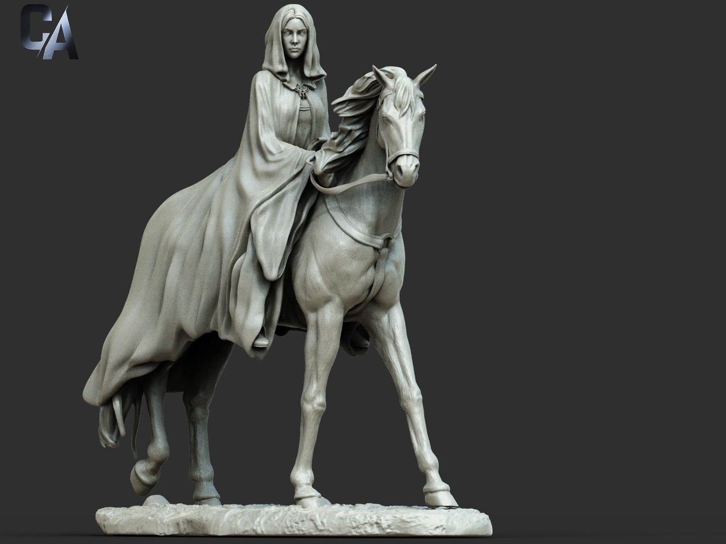 Arwen on Horse Statue - The Lord of the Rings - Collectible Garage Kit