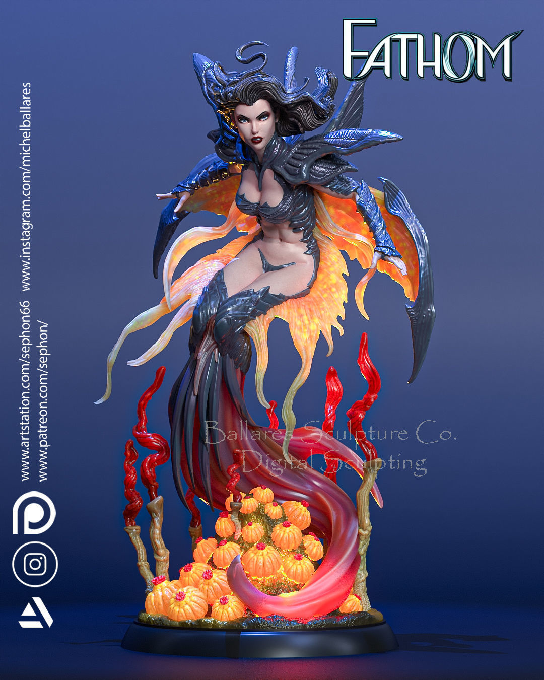 Aspen Matthews Statue - Fathom - Collectible Garage Kit