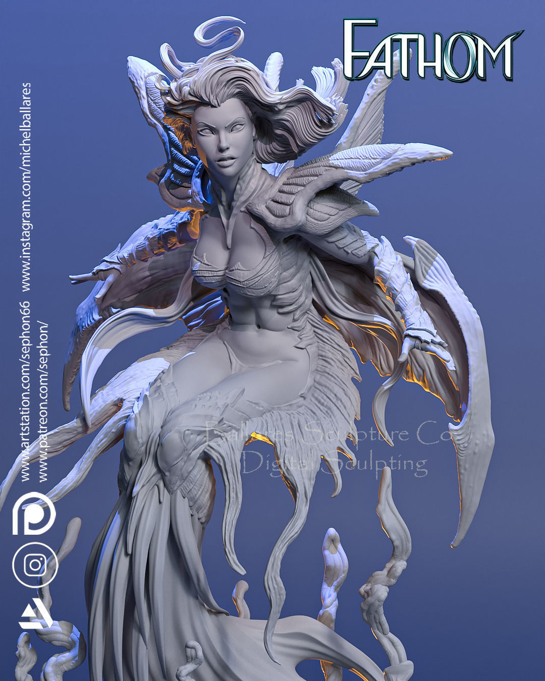 Aspen Matthews Statue - Fathom - Collectible Garage Kit