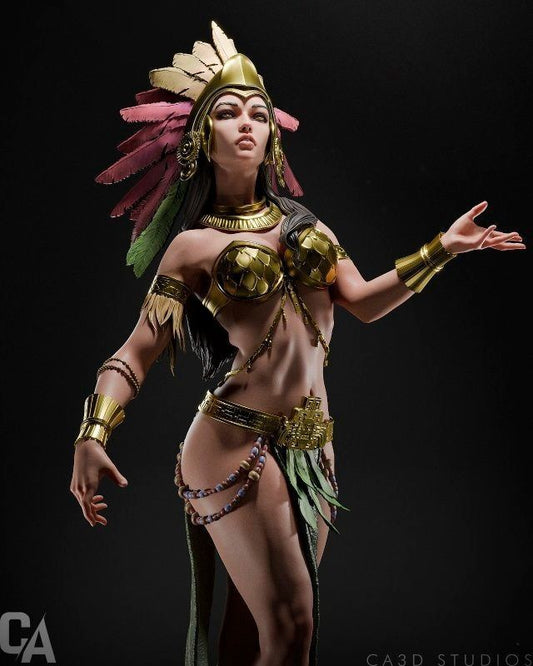 Aztec Goddess Statue - Collectible Garage Kit