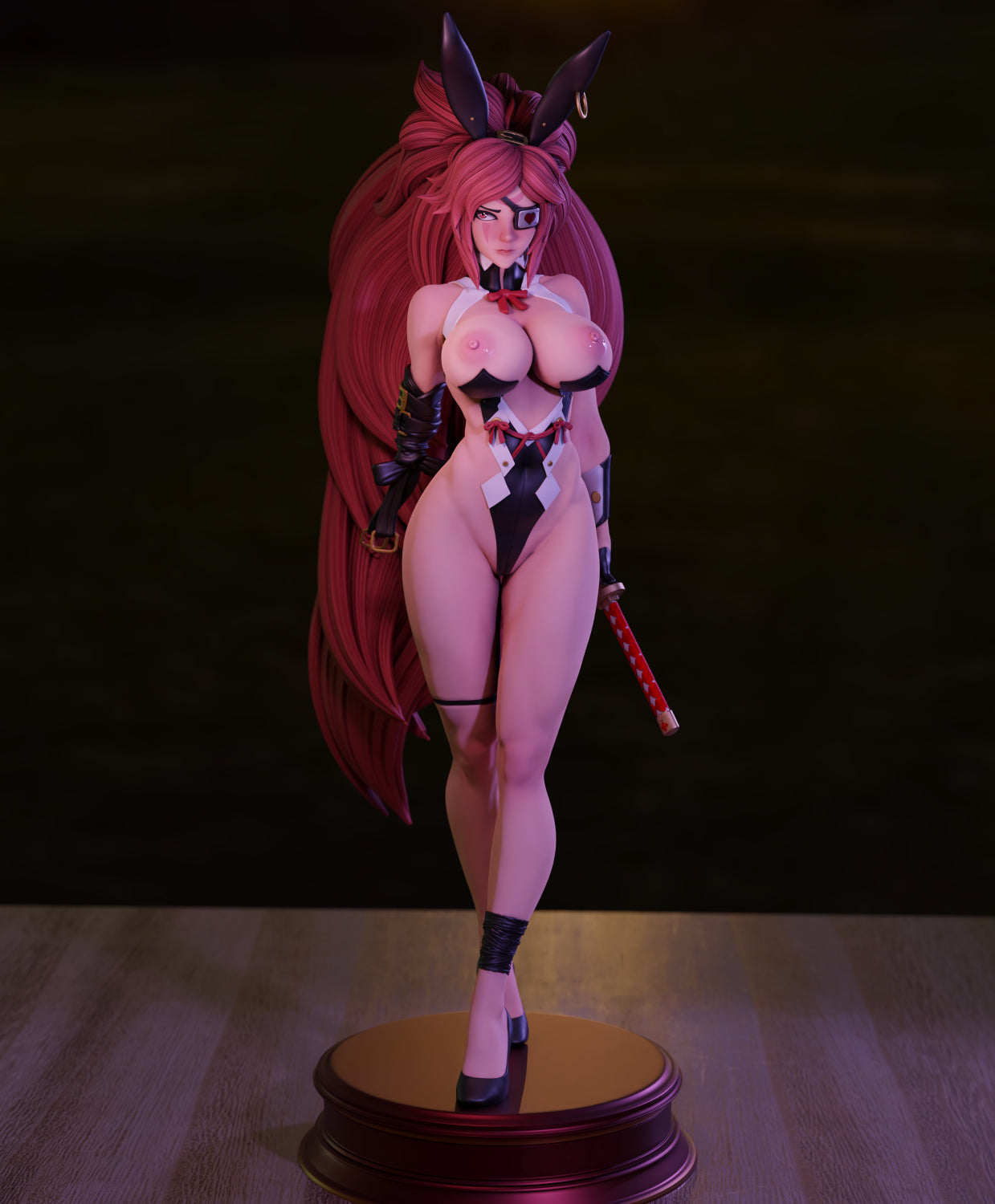 Baiken Statue - Guilty Gear - Collectible Garage Kit