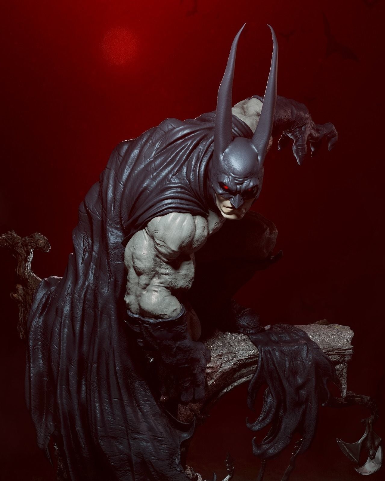 Batman Vampire Statue - Collectible Garage Kit