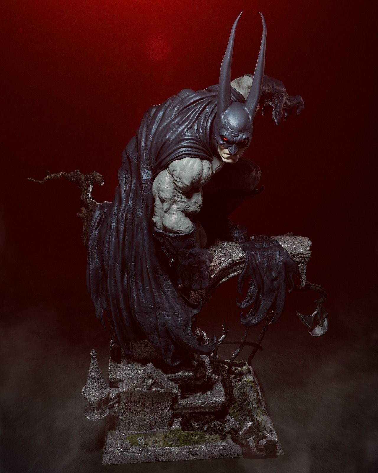 Batman Vampire Statue - Collectible Garage Kit