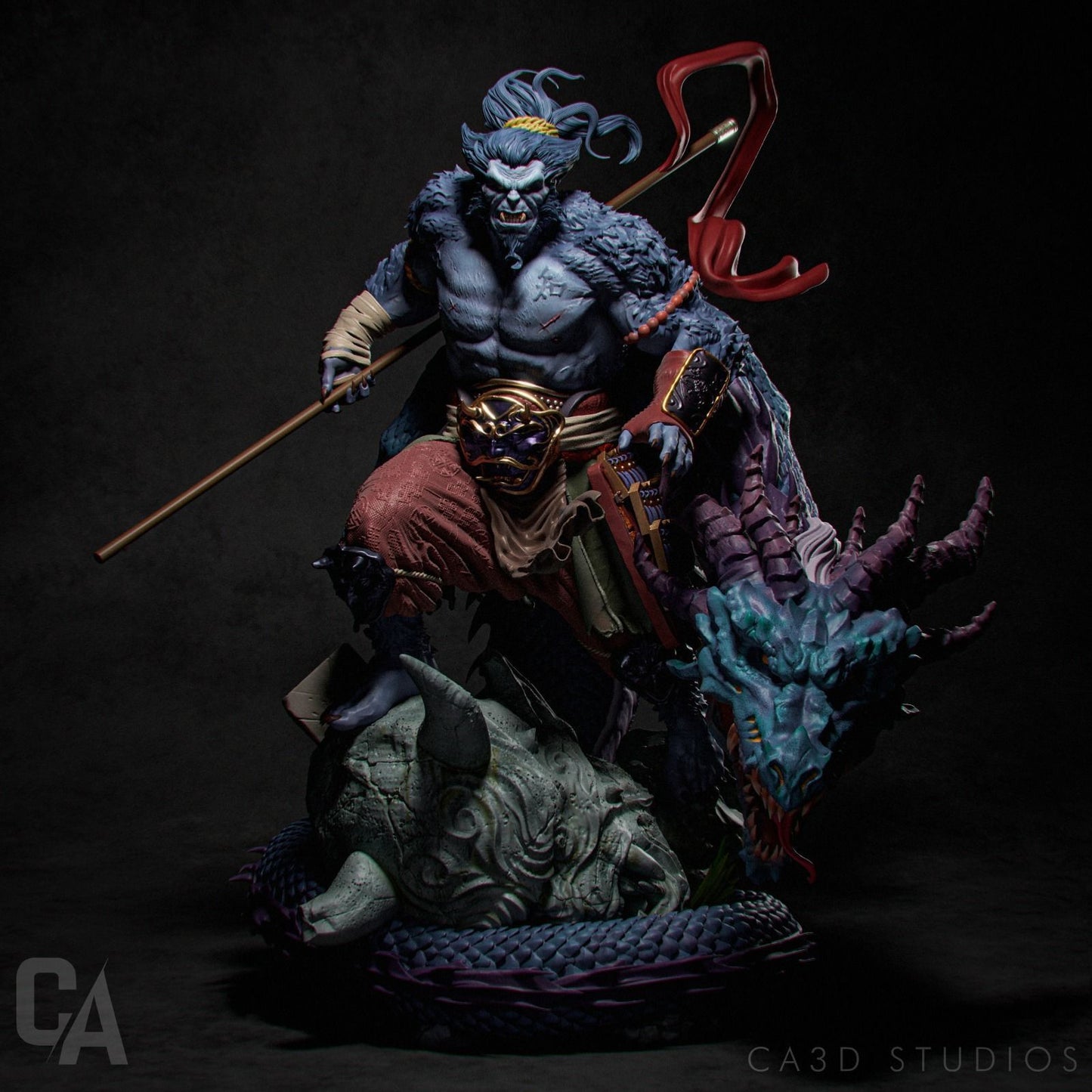 Beast Samurai Statue - X-Men  - Collectible Garage Kit