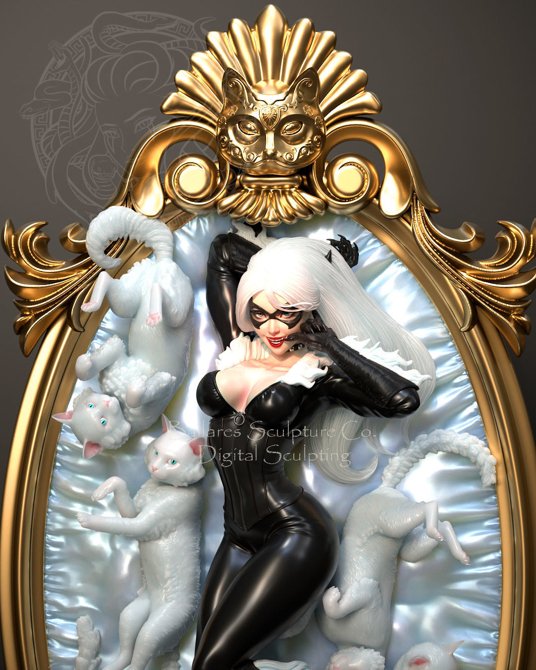 Black Cat Statue - Marvel - Collectible Garage Kit