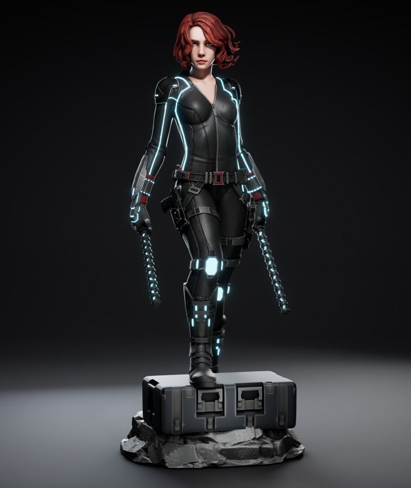 Black Widow Statue - Marvel - Collectible Garage Kit