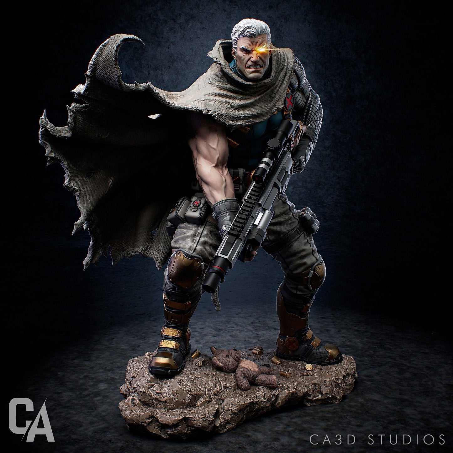 Cable Statue - Marvel - Collectible Garage Kit