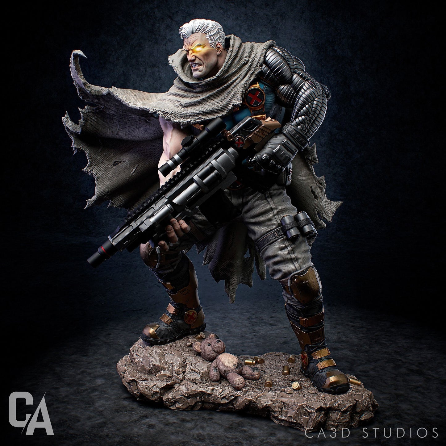 Cable Statue - Marvel - Collectible Garage Kit